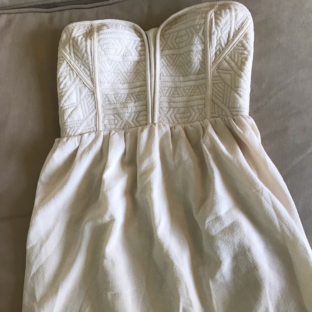 Cream colored dress